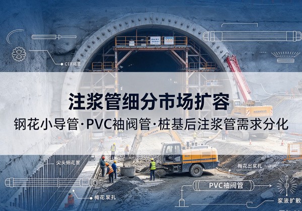 茌平注浆管细分市场扩容，隧道钢花小导管、PVC 袖阀管、桩基后注浆管需求分化